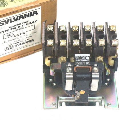 NEW SYLVANIA 5U6-76 RELAY MODULE 120V/60HZ, 5U676