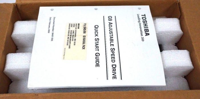 NEW TOSHIBA VT130G9U4055 POWER UNIT 5HP, 460VAC - Image 4