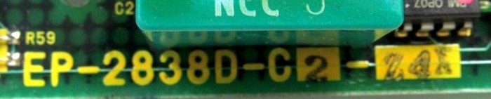 USED FUJI ELECTRIC EP-2838D-C2-Z4X PC BOARD EP2838DC2Z4X - Image 4