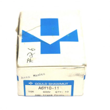 12 NEW GOULD SHAWMUT A6Y10-11  FUSES A6Y1011