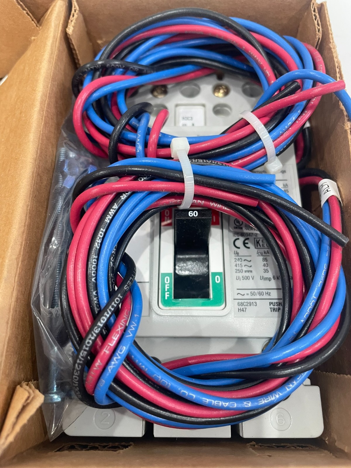 ALLEN BRADLEY 140U-H3C3-C60-F CIRCUIT BREAKER SER. A 140UH3C3C60F NEW ...