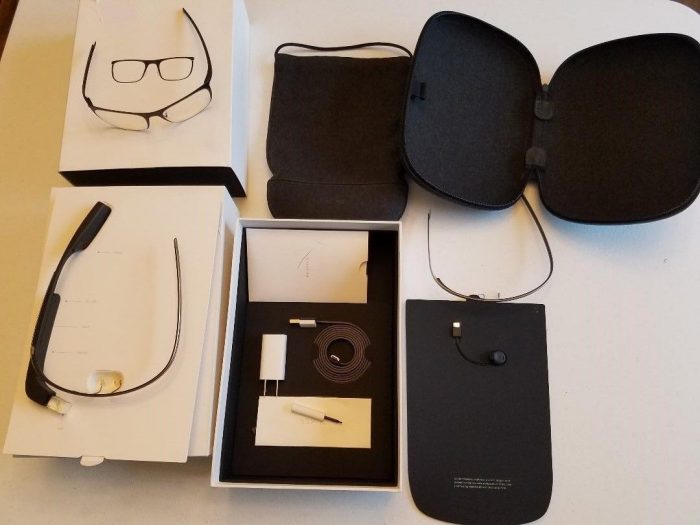 GOOGLE GLASS EXPLORER EDITION XE-C + XTRA FRAMES AND MORE