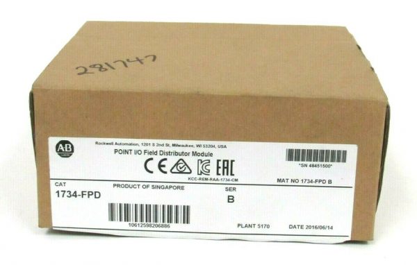 NEW ALLEN BRADLEY 1734-FPD POINT I/O FIELD DISTRIBUTOR MODULE 1734FPD - Image 3