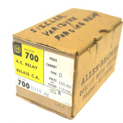 NEW ALLEN BRADLEY 700-D110A1 RELAY 700D110A1