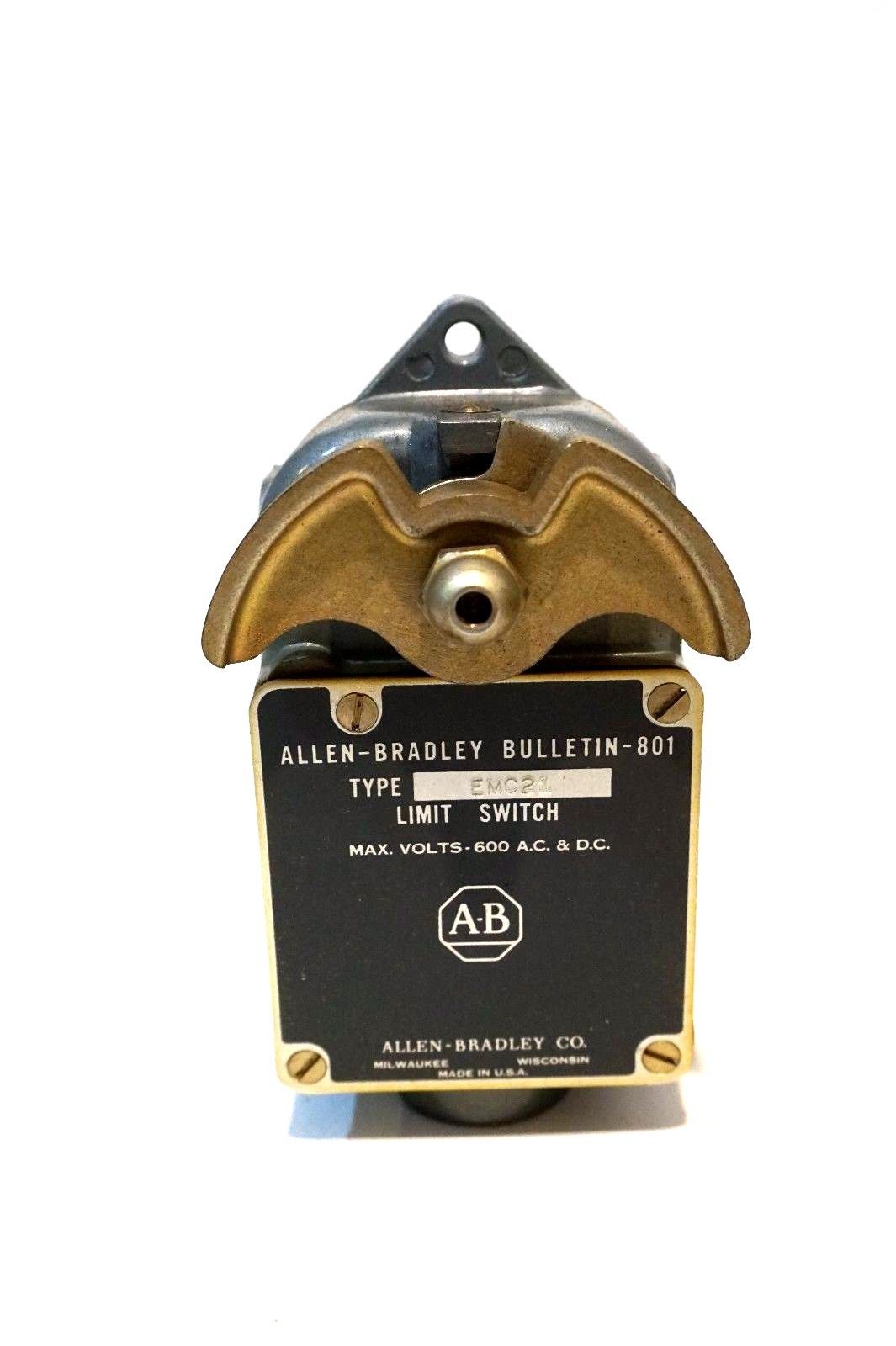 NEW ALLEN BRADLEY 801-EMC21 LIMIT SWITCH SER.A 801EMC21 - Image 3