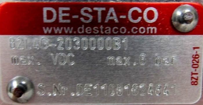 NEW DESTACO 82L4G-251B8000 PNEUMATIC CLAMP 82L4G251B8000 - Image 7