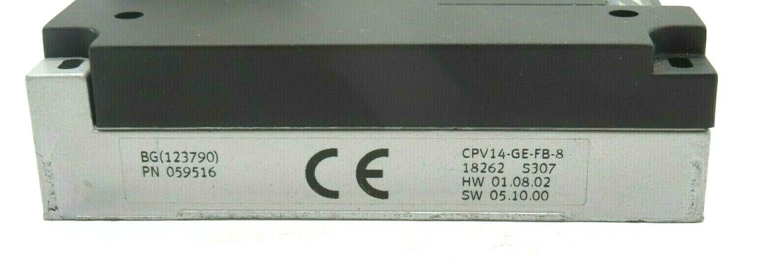 NEW FESTO ELECTRIC CPV14-GE-FB-8 PNEUMATIC LOGIC VALVE TERMINAL CPV14GEFB8 - Image 3