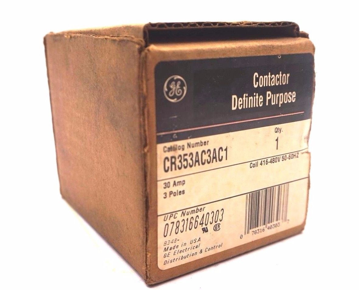 NEW GENERAL ELECTRIC CR353-AC3AC1 CONTACTOR CR353AC3AC1