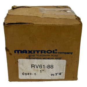 NEW MAXITROL RV61-88 PRESSURE REGULATOR 1" RV61 Po 3"-6"