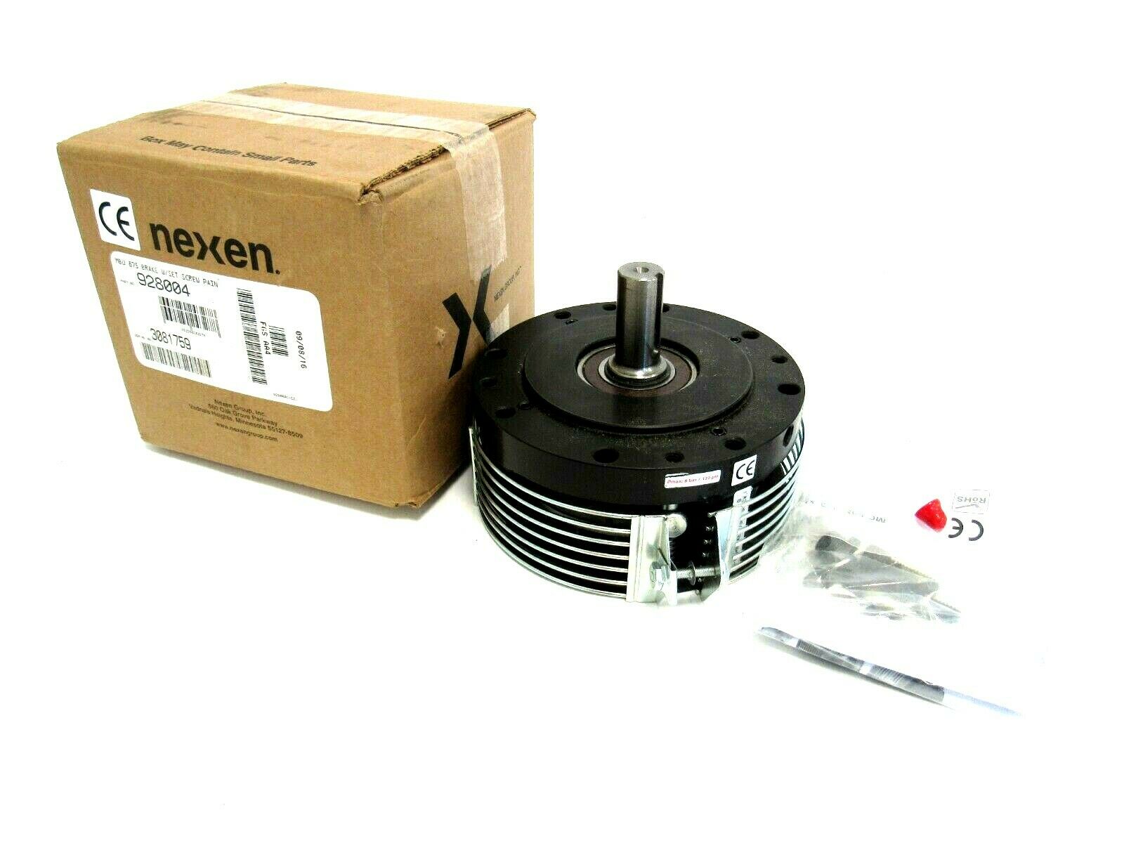 NEW NEXEN 928004 BRAKE W/ SET SCREW MBU 875 SB Industrial Supply, Inc.