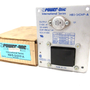 NEW POWER-ONE HB5-3/OVP-A POWER SUPPLY HB53OVPA