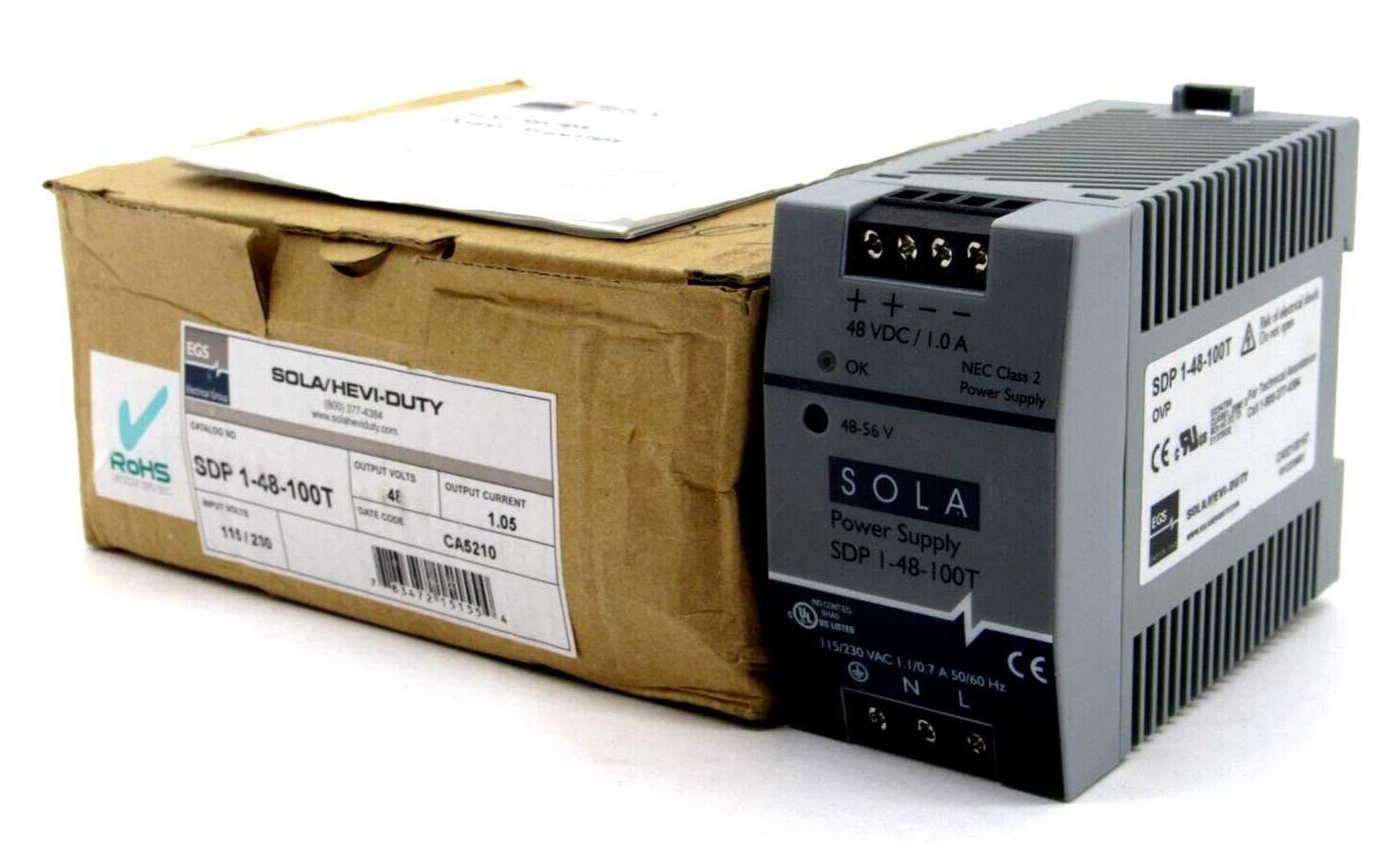 Alimentatore DC Sola/Hevi-Duty SDP1-48-100T 48V 1.05A Usato - Foto 2