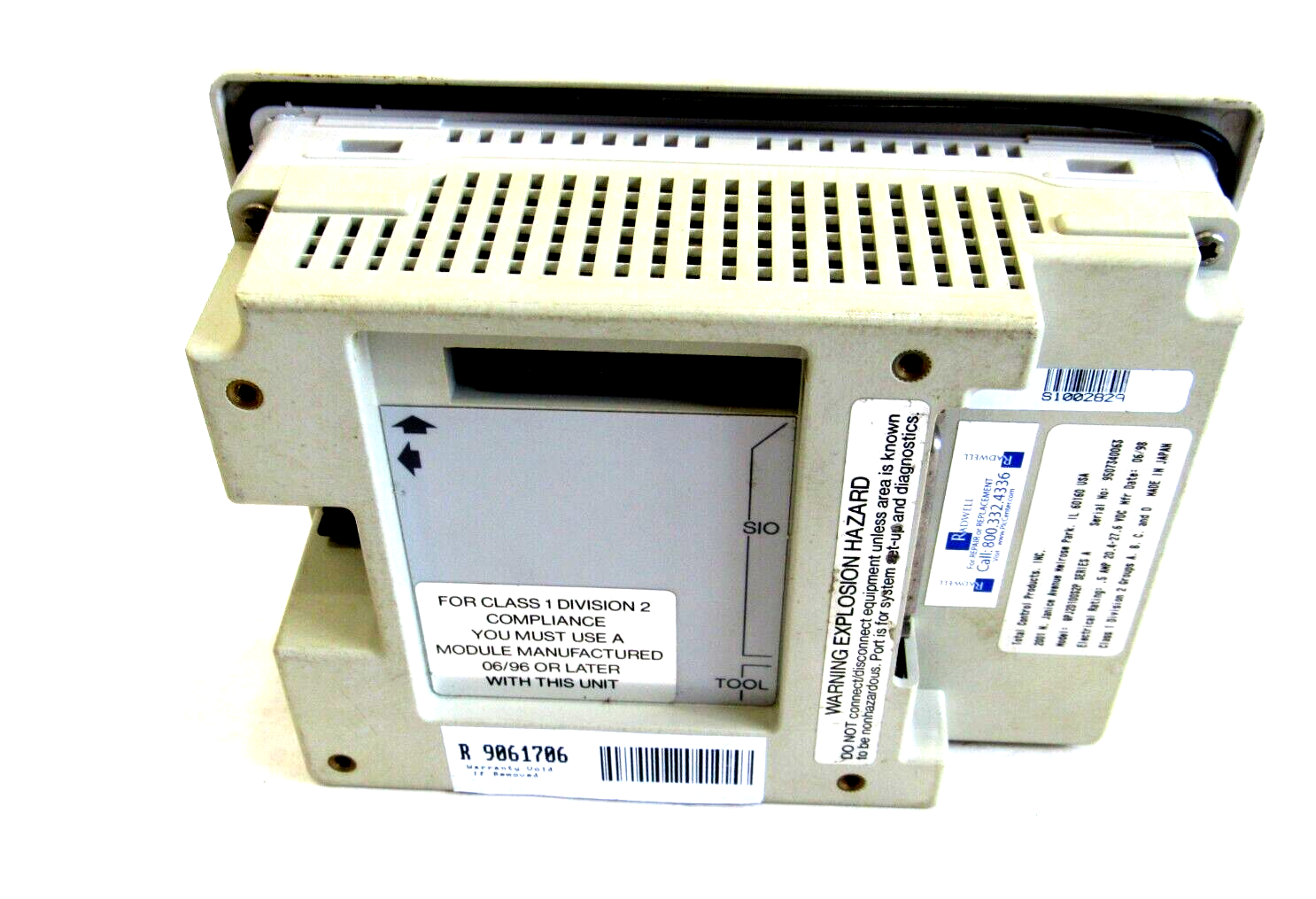 REPAIRED TOTAL CONTROL QPJ2D100S2P QUICK PANEL JR. - Image 5