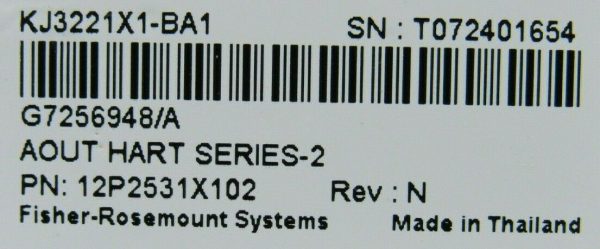 USED FISHER ROSEMOUNT DELTA V 12P2531X102 OUTPUT MODULE KJ3221X1-BA1 REV N - Image 5