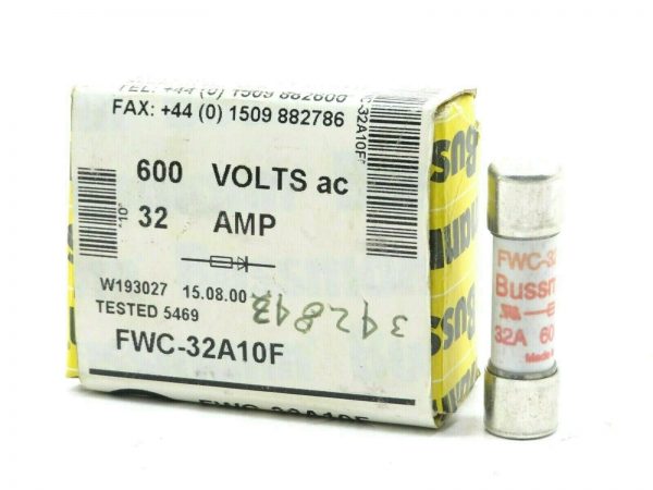 10 NEW BUSSMANN FWC-32A10F FUSES 600V 32 AMP FWC32A10F