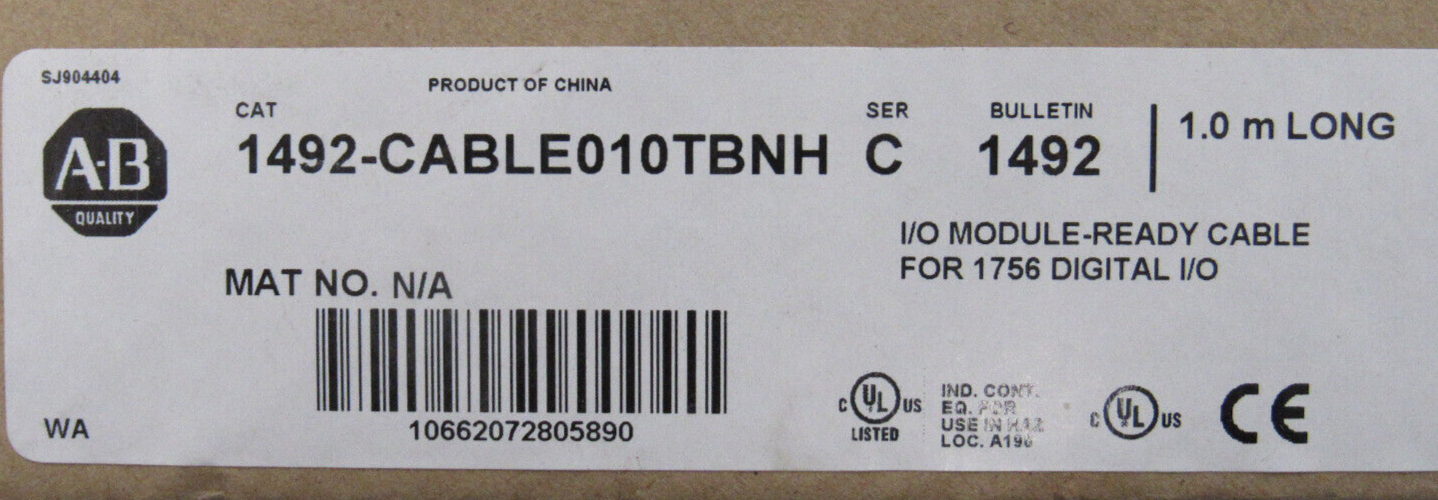 ALLEN BRADLEY 1492-CABLE010TBNH CABLE ASSY SER.C 1492CABLE010TBNH NEW SURPLUS - Image 4