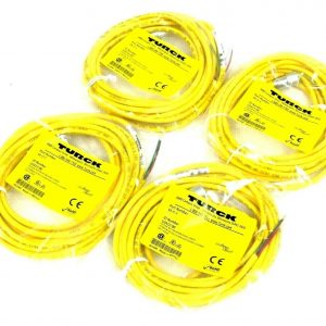 LOT OF 4 NEW TURCK KB 3T-4 MICRO FAST CABLES KB3T4