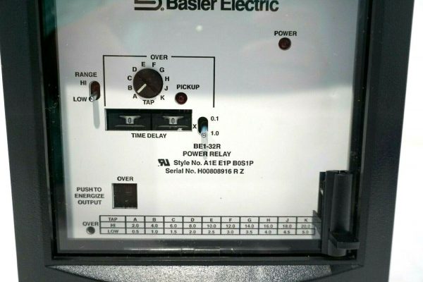 NEW BASLER ELECTRIC BE1-32R PROTECTIVE RELAY STYLE A1E E1P BOS1P BE132R - Image 4