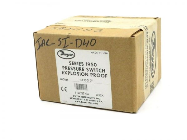 NEW DWYER 1950-5-2F PRESSURE SWITCH SERIES 1950 195052F
