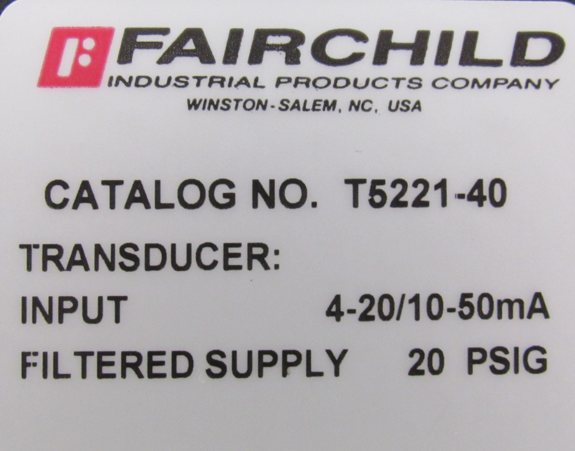 NEW FAIRCHILD T5521-40 TRANSDUCER T552140 - Image 4