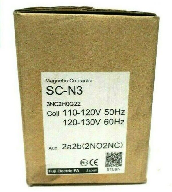 NEW FUJI ELECTRIC SC-N3 CONTACTOR 3NC2H0G22 SCN3 - Image 4
