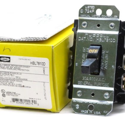 NEW HUBBELL HBL7810D DISCONNECT SWITCH