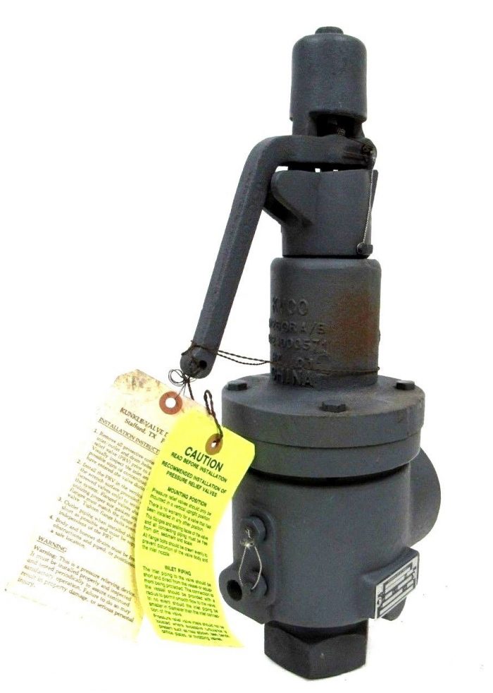 NEW KUNKLE 6252AKH01-LS RELIEF VALVE SIZE 2 6252AKH01LS 40PSI