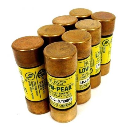 NEW LOT 8 BUSS LPJ-2-8/10SP FUSE LPJ2810SP