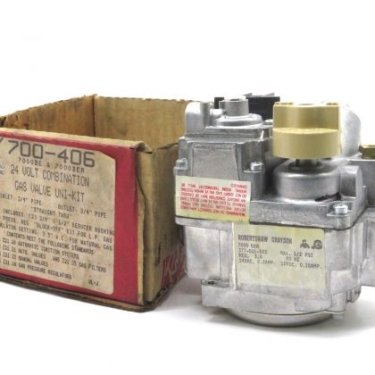 NEW ROBERT SHAW 700-406 GAS VALVE UNI-KIT 24 VOLT COMBINATION 700406