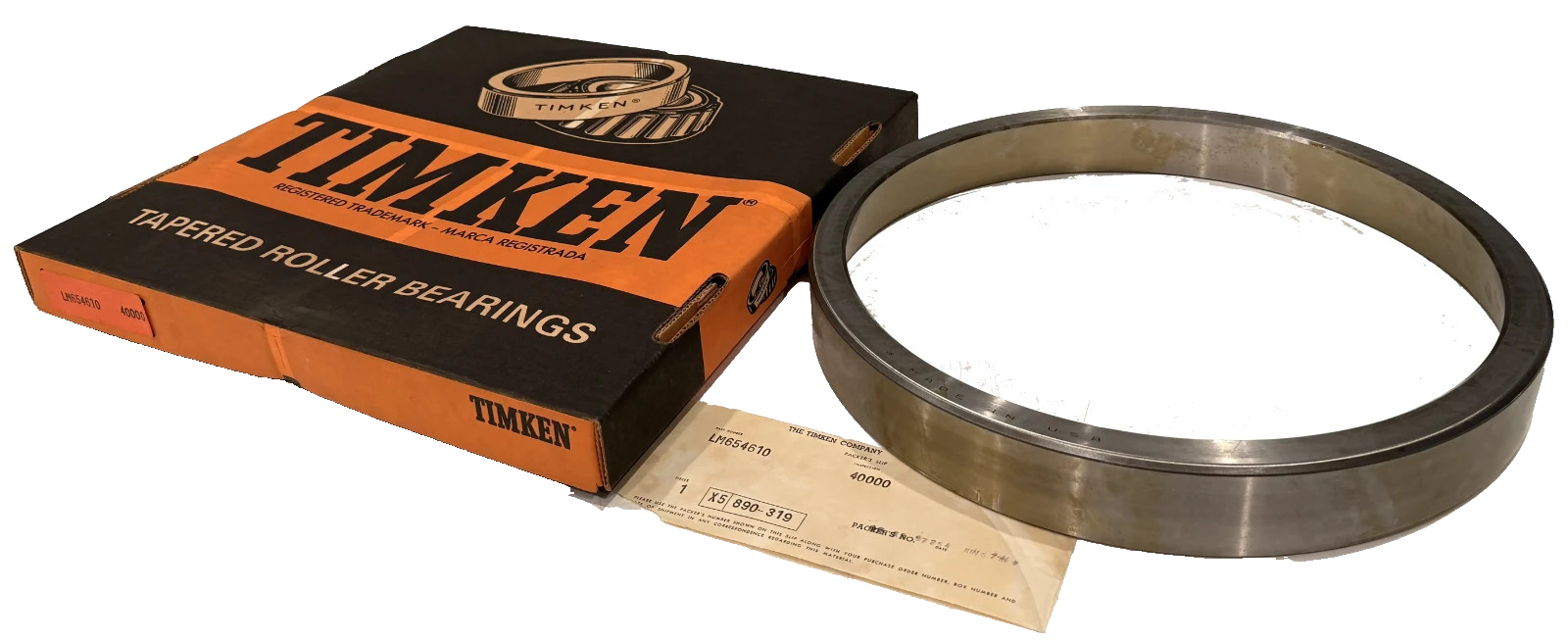 NEW TIMKEN LM654610 TAPERED ROLLER BEARING CUP 40000