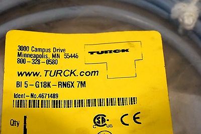 NEW TURCK BI5-G18K-RN6X-7M PROXIMITY SENSOR 4671489 BI5G18KRN6X7M - Image 3