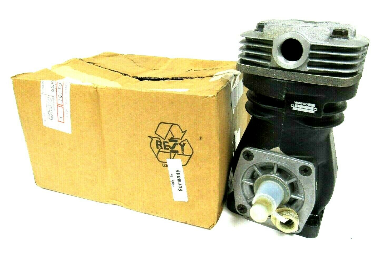 NEW WABCO 4111438450 SINGLE CYLINDER COMPRESSOR 4111438450 SB