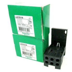 LOT OF 2 NEW SCHNEIDER ELECTRIC LAD7B106 TERMINAL BLOCKS