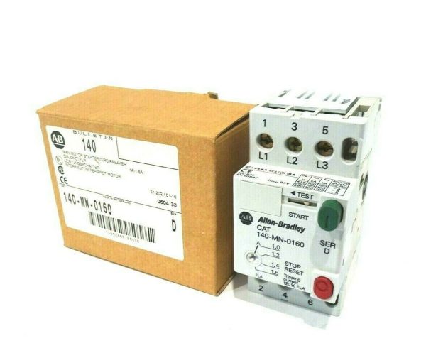 NEW ALLEN BRADLEY 140-MN-0160 MOTOR STARTER SER.D 140MN0160