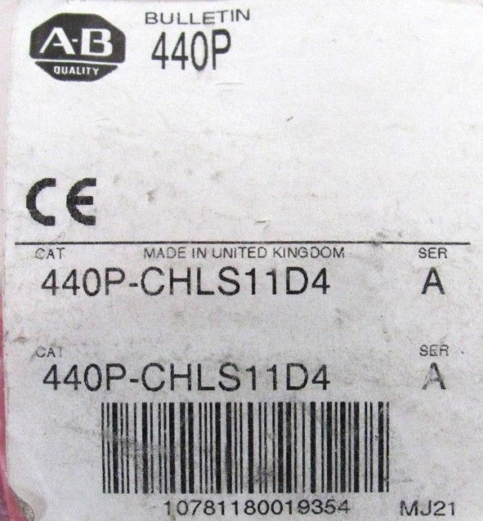 NEW ALLEN BRADLEY 440P-CHLS11D4 LIMIT SWITCH 440PCHLS11D4 SER A - Image 3