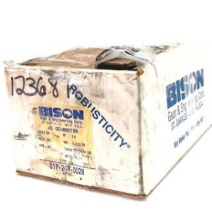 NEW BISON 017-247-0028 GEAR MOTOR 3 PHASE 230V. 1/4 H.P. 0172470028