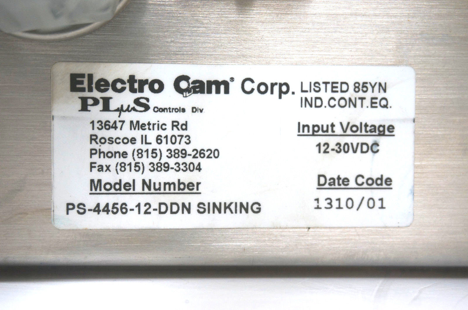 NEW ELECTRO CAM PS-4456-12-DDN SINKING ABSOLUTE GRAY CODE ENCODER PS445612DD N - Image 6