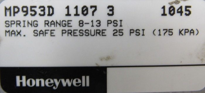 NEW HONEYWELL MP953D-1107-3 VALVE ACTUATOR MP953D11073 1045 8-13PSI - Image 4