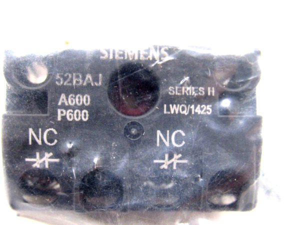 NEW LOT OF 10 SIEMENS 52BAJ CONTACT BLOCK KIT - SB Industrial Supply, Inc.