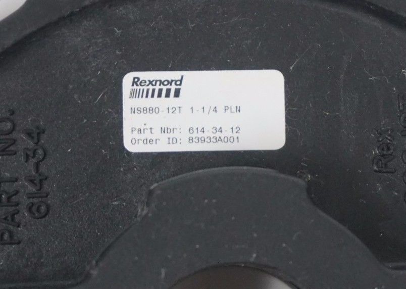 Pignon De Ralenti Fendu Rexnord NS880-12T Alésage 1-1/4" - Réf. 10028728 - Neuf