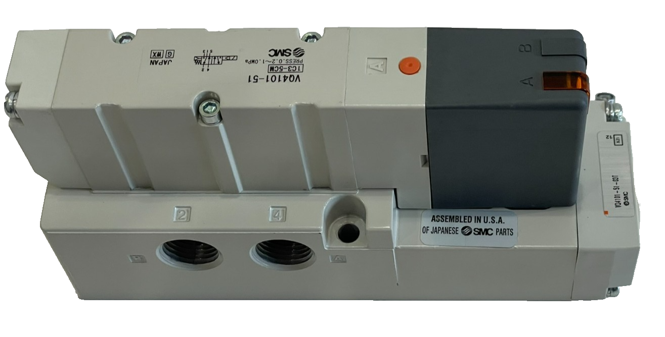 NEW SMC VQ4101-51 SOLENOID VALVE W/VQ4101-51-03T VQ410151 - Image 3
