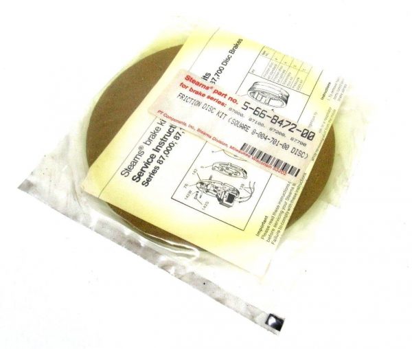 NEW STEARNS 5-66-8472-00 FRICTION DISC 566847200