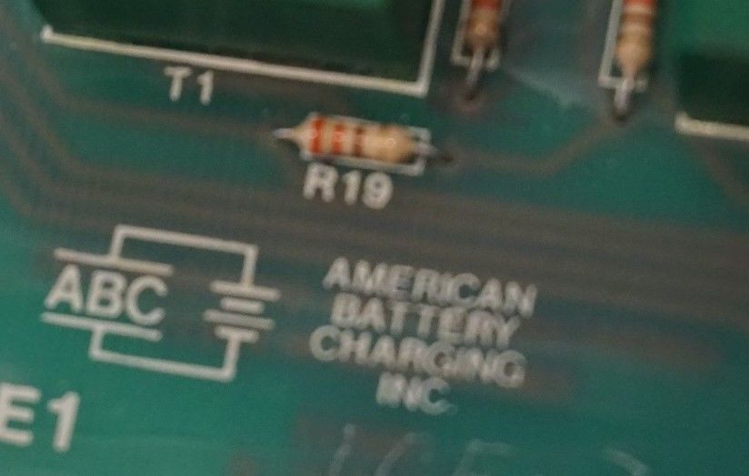 USED AMERICAN BATTERY CHARGING INC. 411195012 CONTROL BOARD 411195012