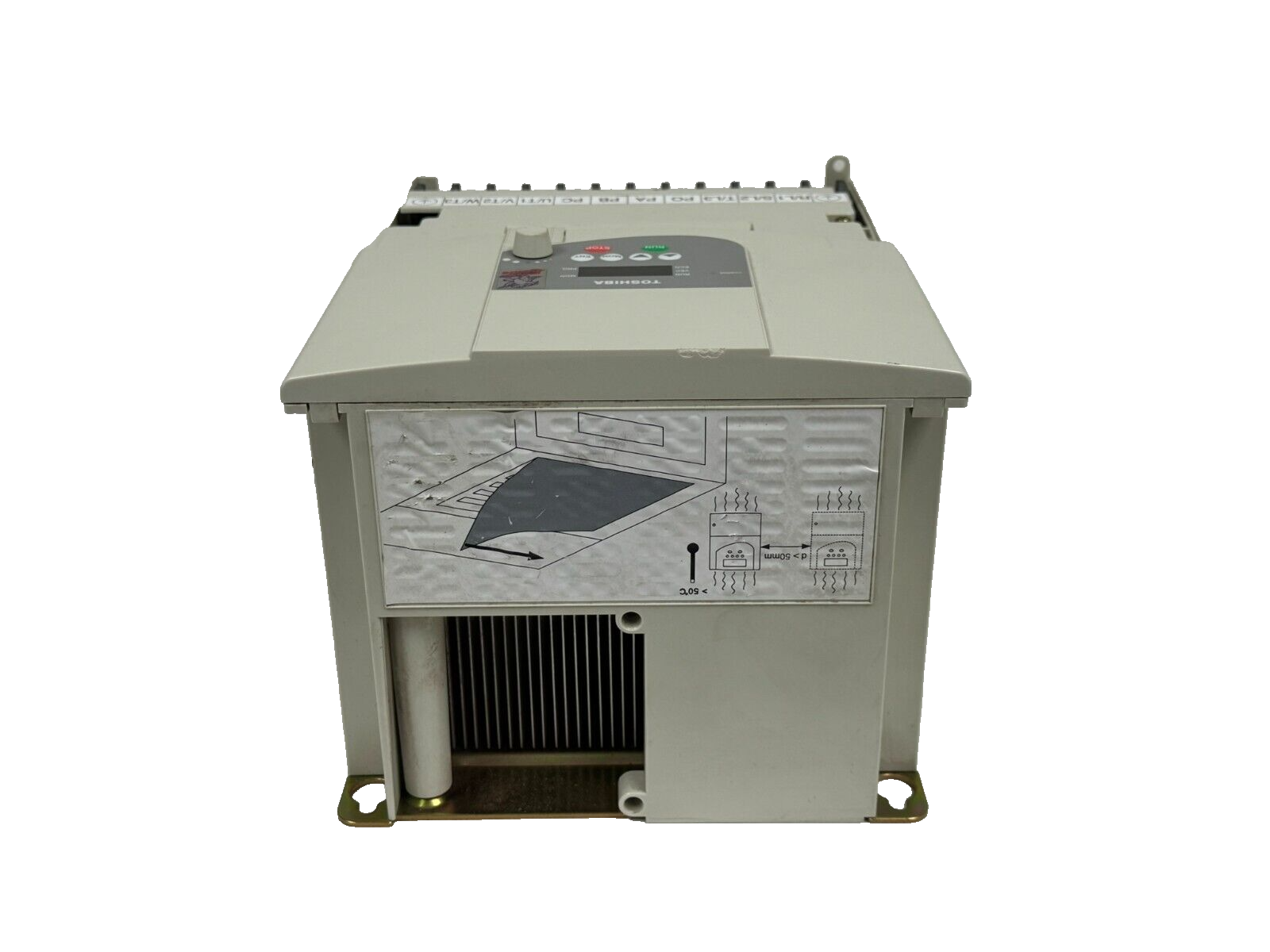 USED TOSHIBA VFS9-4055PL-WN TRANSISTOR INVERTER DRIVE 7.5HP - Image 5
