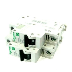 2 NEW SCHNEIDER ELECTRIC C60N C2A CIRCUIT BREAKERS 240V 60947-2 C60NC2A