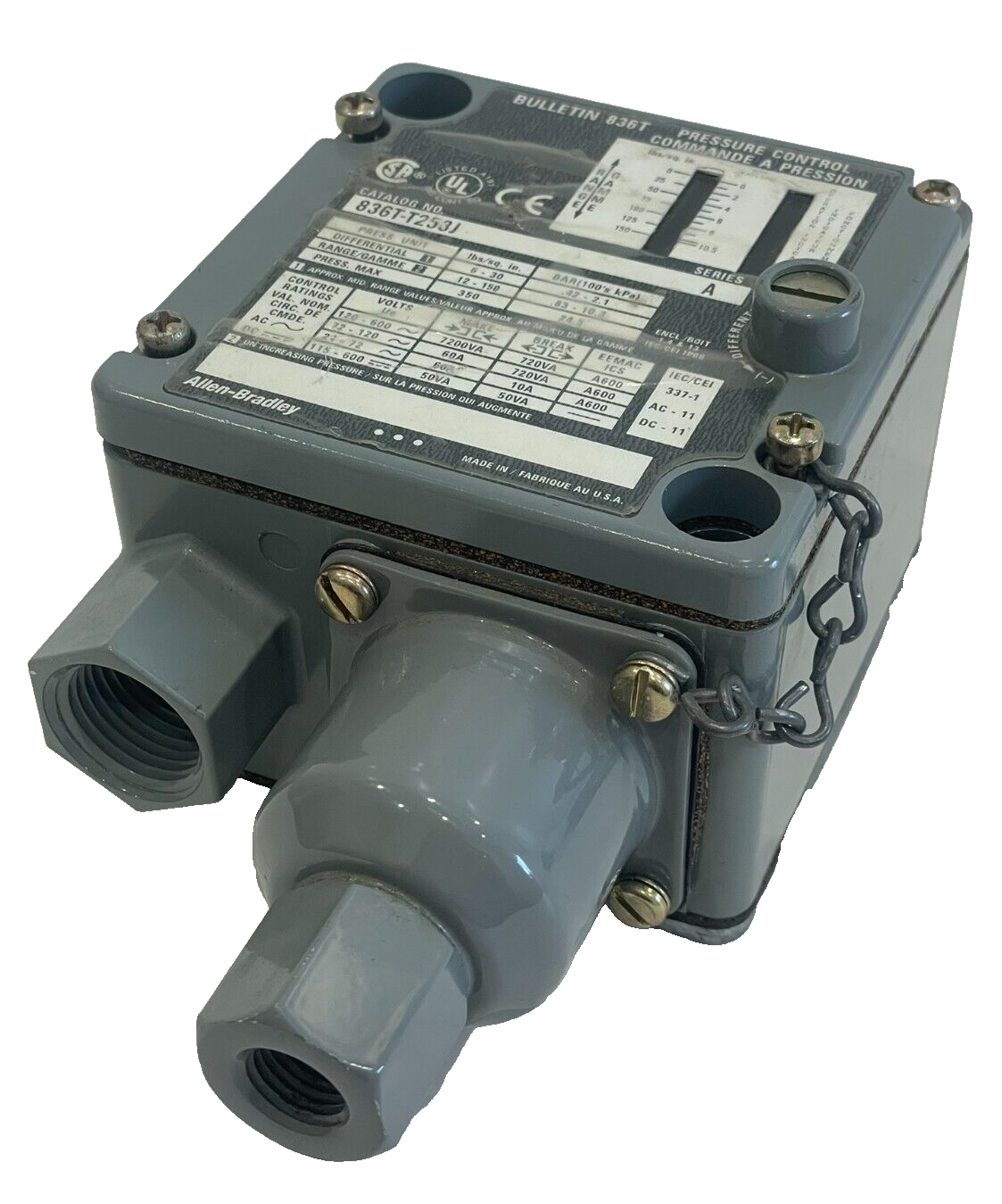 A / B 836T-T253J PRESSURE CONTROL SER.A 836TT253J NEW, SURPLUS
