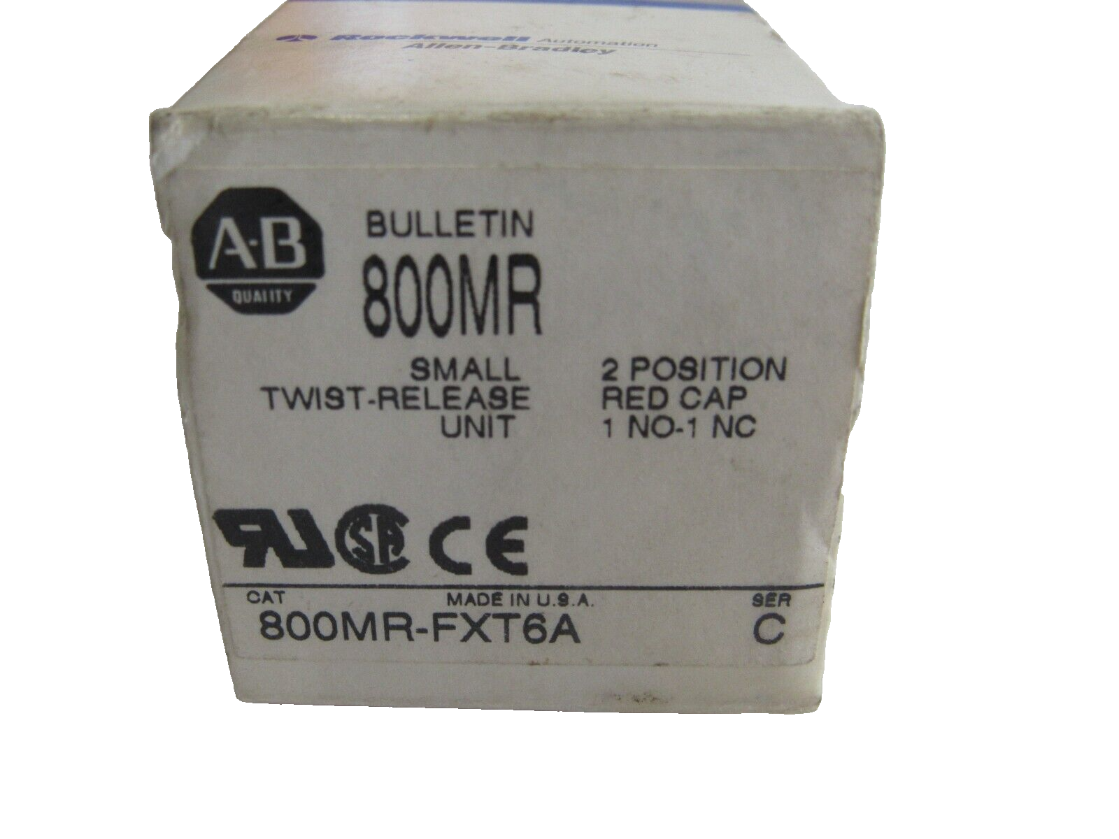 ALLEN BRADLEY 800MR-FXT6A PUSH BUTTON SER. C 800MRFXT6A NEW, SURPLUS - Image 5