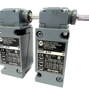 LOT OF 2 USED ALLEN BRADLEY 802T-ATP LIMIT SWITCHES SER.J 802TATP