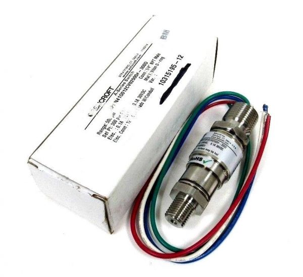 NEW ASHCROFT APSN41G012CV02500#-300D SWITCH APSN41G012CV02500300D 10315195-12