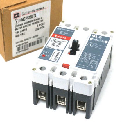 NEW CUTLER HAMMER HMCPS150T4 CIRCUIT BREAKER 600VAC, 150A, 250VDC, 3 POLE